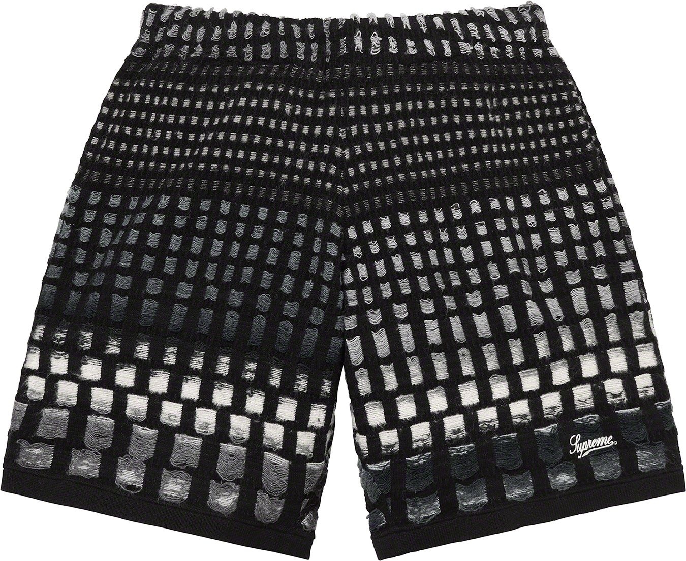 Gradient Grid Knit Short view 22